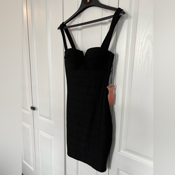 NWT Haute Monde black bodycon dress. - Picture 2 of 8